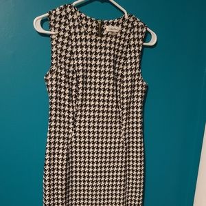 Calvin Kline houndstooth dress